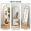 Miroir pleine grandeur 64 po x 21 po, beige-929340148