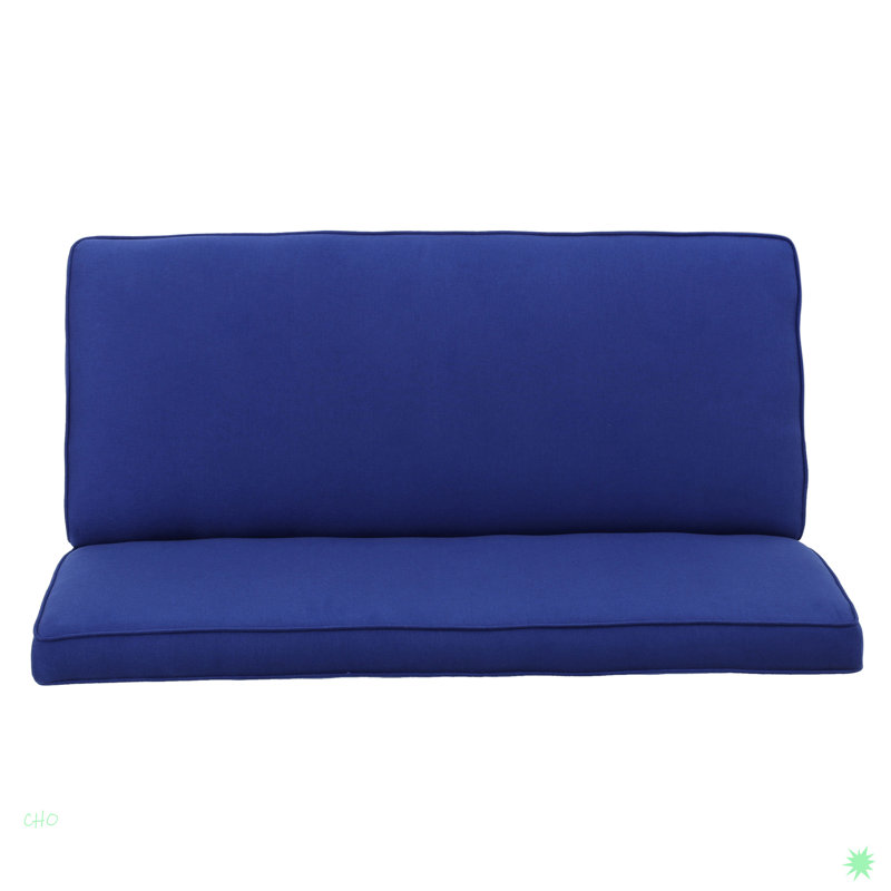 Causeuse, canapé 2 places rembourré, pour salon, bureau personnel, studio, Marine
