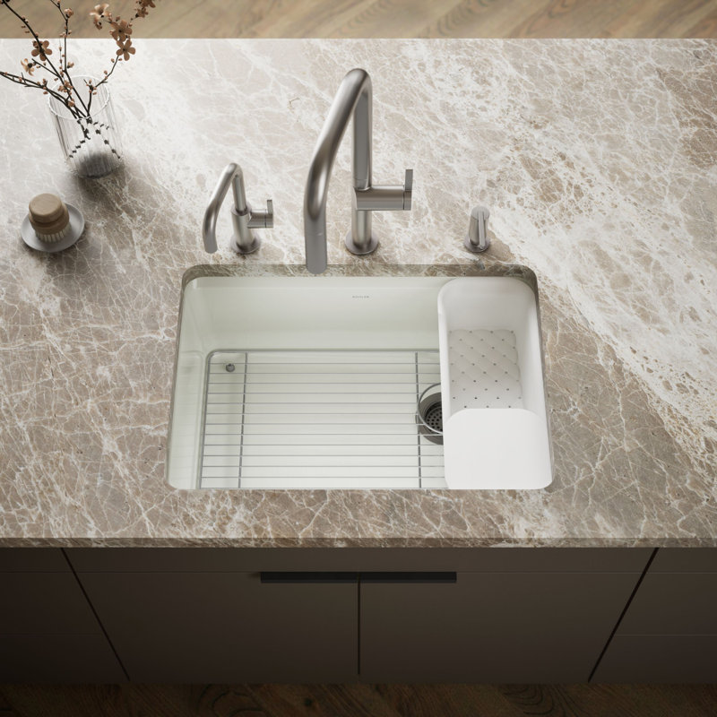Riverby® 27"L x 22"W Kitchen Sink, Cashmere
