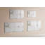 Magnetic Memo Board Whiteboard - 90 x 60 cm - With Marker and Magnets - Cozy planner for a week