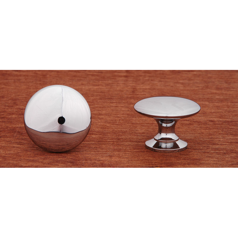 CK Series 1 1/4" Diameter Mushroom Knob, Chrome