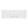 MEBO 19.5'' White Reinforced Acrylic Rectangular Bathroom Sink with Overflow