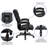 High Back LeatherSoft Swivel Ergonomic Office Chair w/Deep Curved Lumbar-21223129
