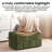 Ottoman Foot Rest Soft And Comfortable Ottoman Square Corduroy Woven Design Sofa Stool-532299178