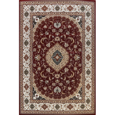 Tapis traditionnel à motif floral Tabriz