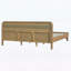 Lit en bois rustique, aucun sommier requis, conception robuste et stable-1519660431-1519660470