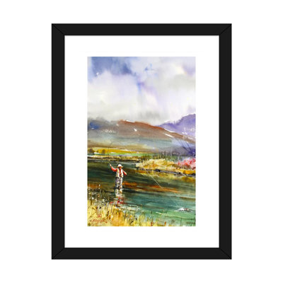 «Pêche II», reproduction d'art encadrée