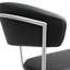Upholstered Counter Stool with Metal Frame-1129857289