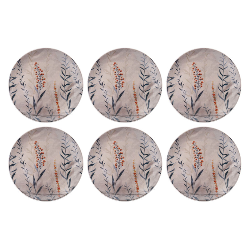 Ensemble d'assiettes à dessert (6 pièces)
