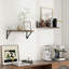 2 Piece Wood Floating Shelf