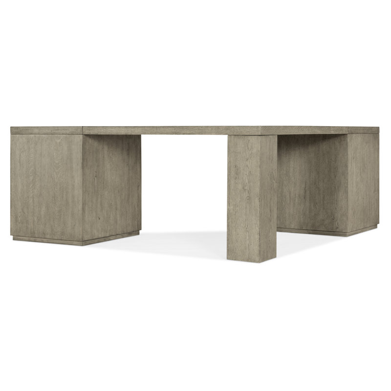 Linville Falls Floating Desk, 30" H x 73" W x 73" D