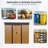 Canto Modern Galvanized Steel Weather-Resistant Tool Shed