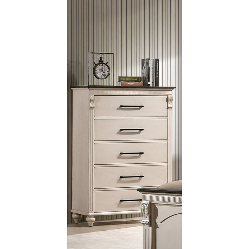 Commode 5 tiroirs Rosaline