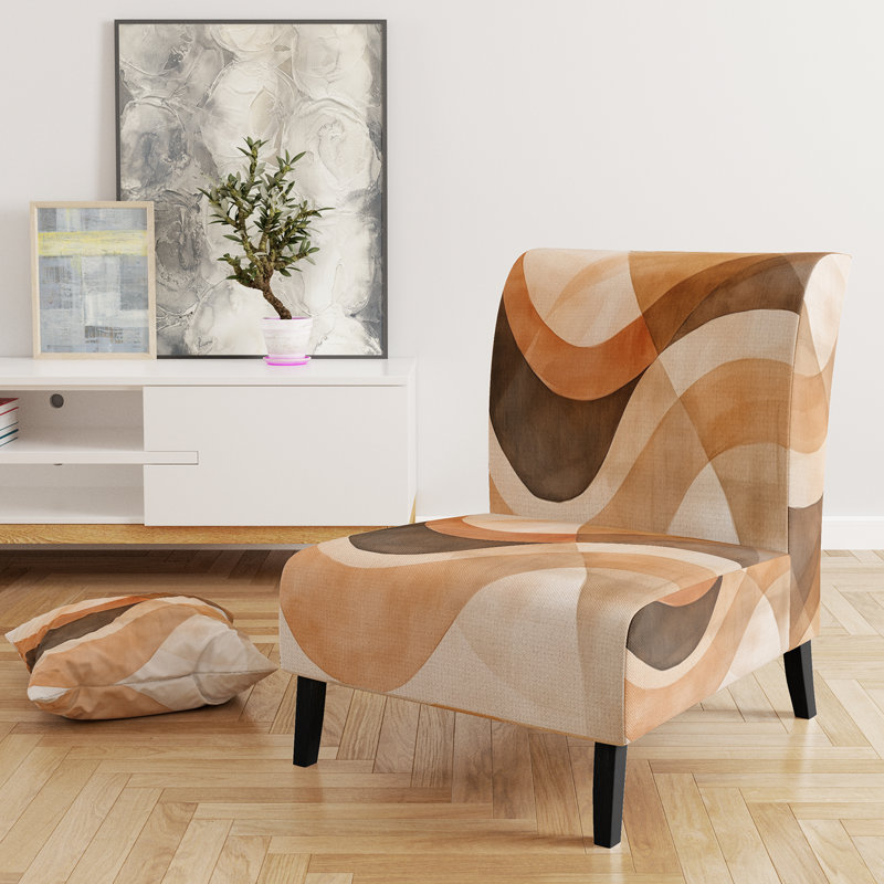 Fauteuil de chambre Abstract Shapes, Pantoufle sans accoudoirs