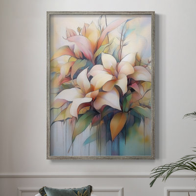 FLORAL Series DLXXVII Framed Print - Solid Wood