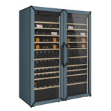 Goguette Dual Large Multi-Zone Wine Fridge – 300+ Bottle Capacity (Black)