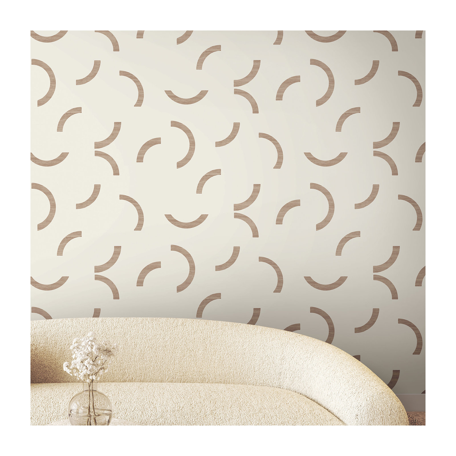 Grabiel Wallpaper, Clay