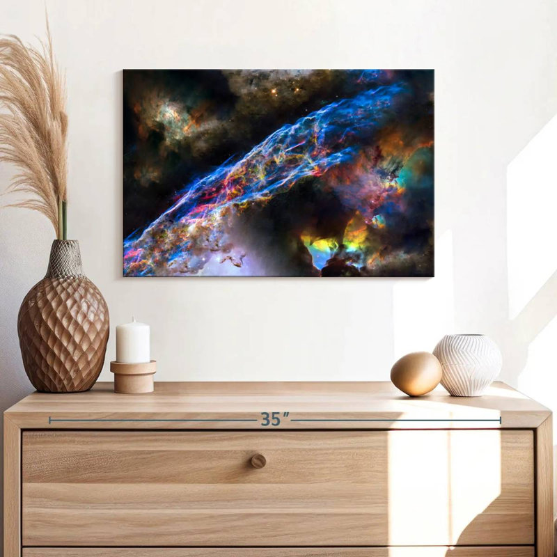 Oberle Glowing Veil Nebula, 16" H x 24" W