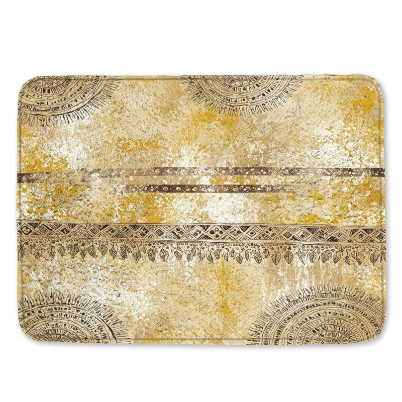 Tapis de bain Mandala, 24in W x 17in L