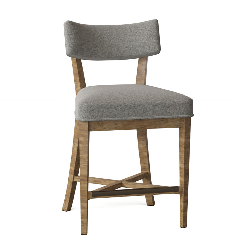 Tabouret de bar 29,5 po Juliet, Amande chamois, Vison 9953, Tabouret de bar (siège d'une hauteur de 29,5 po)