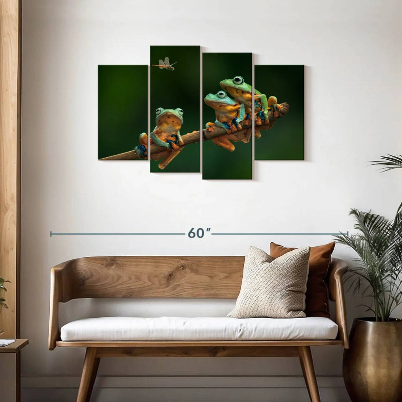 Brampt Hungry Frogs, 27" H x 43" W