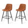 Seidman 26" Upholstered Low Back Counter Stool