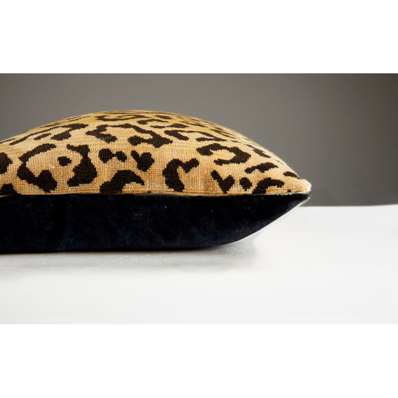 Wild Glamour Silk Lumbar Pillow Cover & Insert