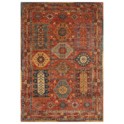 One-of-a-Kind 4' X 6' Hand Knotted Area Rug
