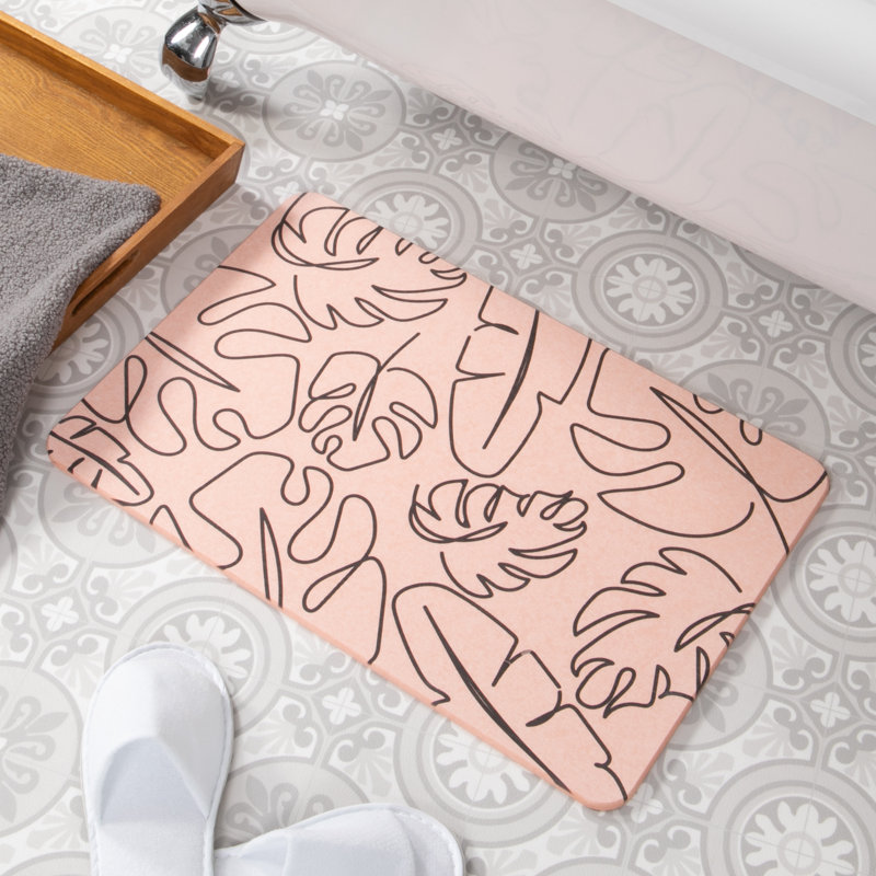 Non-Slip Bath Mat, Pink