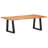 Coffee Table End Table Sofa Table with Live Edges Solid Acacia Wood-544043646