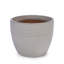 Ensemble de 3 pots de fleurs en céramique, jardinière moderne pour patio, jardin, rebord de fenêtre - blanc antique-1466668888