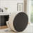 Oversized Round Accent Barrel Chair with 5 Pillows-1356259605