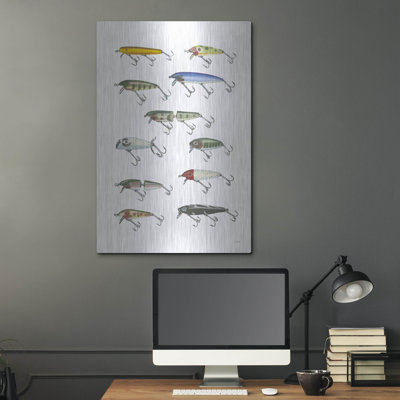  «Fresh Catch 4» par James Wiens, art mural en métal