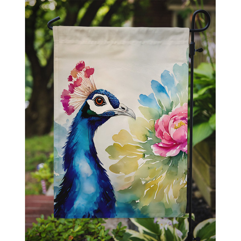 Drapeau de jardin paon_DAC3254