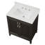 Meuble-lavabo simple 30 po avec plateau en quartz Sianni-1422474222