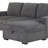 Melody Grey Sectional Without Pullout