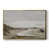 Toile avec cadre flottant or