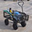 Les chariots de chariot de jardin de chariot de chariot facilitent le transport du bois de chauffage Tc1840bkg