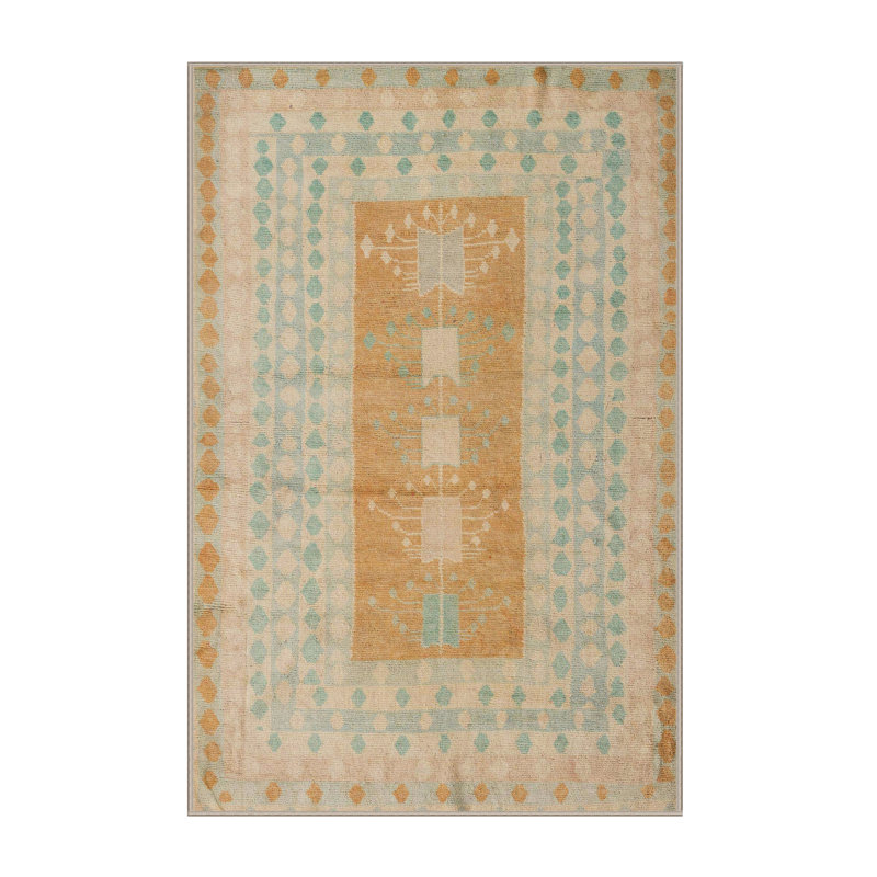 Abstract Indoor Rug, Rectangle 7' x 9'