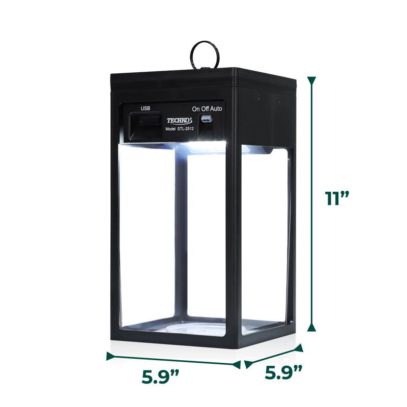 Solar 12.84'' Candle Modern Hanging Lantern