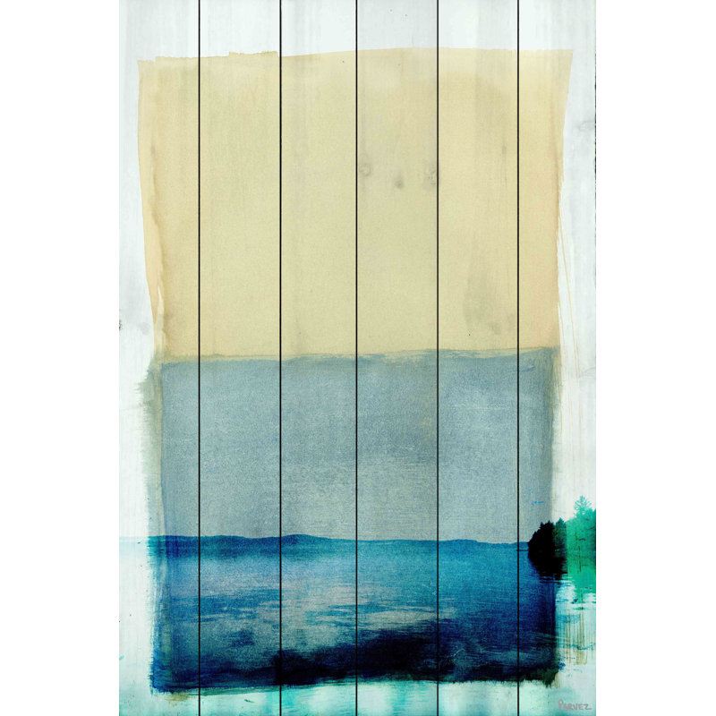 «Bondi Lake» par Parvez Taj, reproduction, H 24 po x l 16 po, Bois