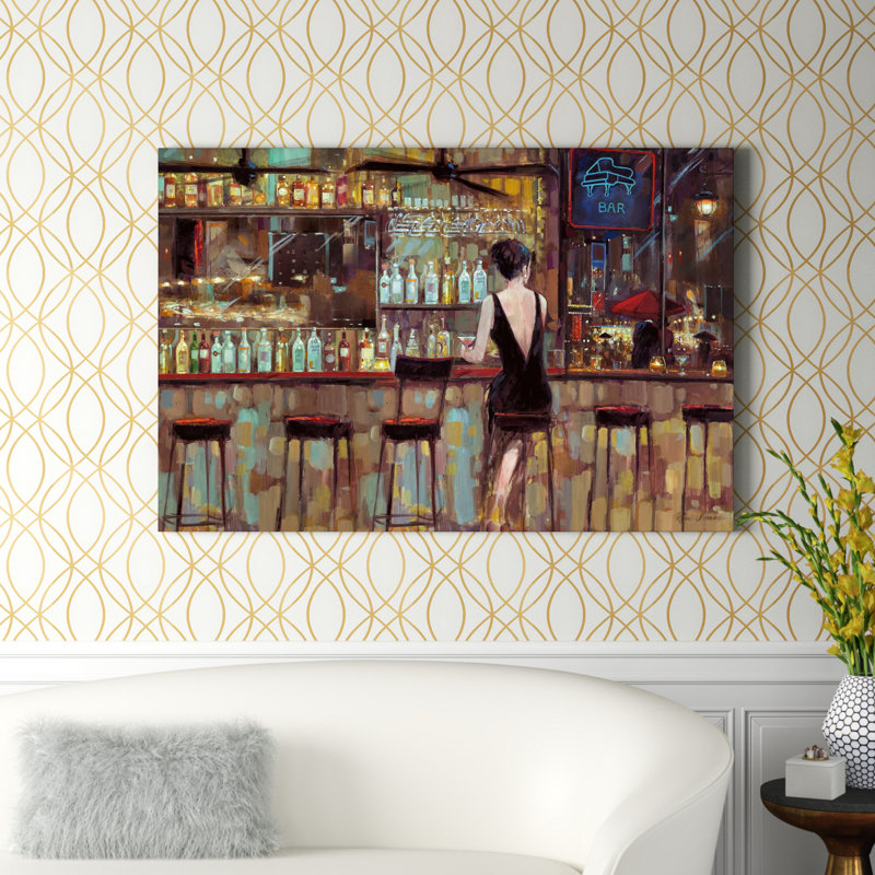Lucia Heffernan - Print on Canvas, Brown Framed, 121.92 cm H x 40.64 cm W