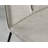 Tierra Modern Glass & Metal Extendable Dining Table Set & 4 Luxury Fabric Dining Chairs