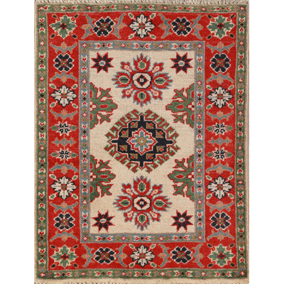 Handmade Kazak Oriental Accent Rug 2x3