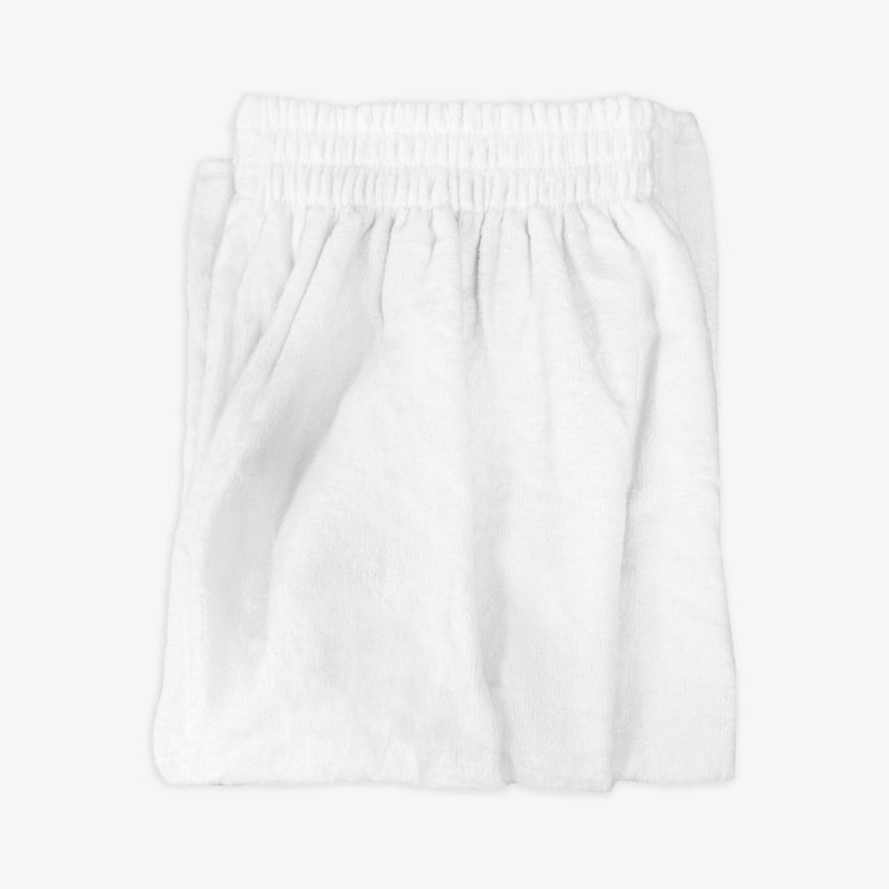 Ahsaki Adjustable Towel Wrap Single Piece, White