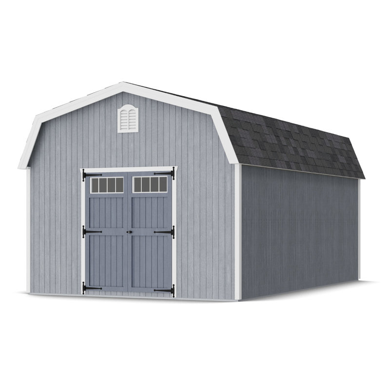 Colonial Woodbury Outdoor Wood Storage Shed, No, 12' x 20'