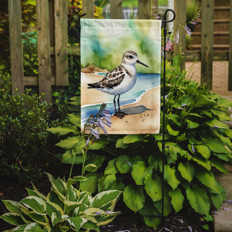Drapeau de jardin Surfbird Bird, Sanderling