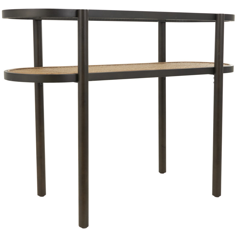 Chassidy 44'' Glass Top Console Table