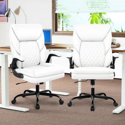Fauteuil de bureau ergonomique en similicuir