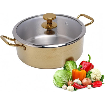 30cm Hammered Stock Pot 